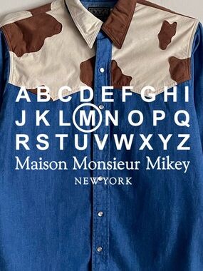 Western Denim Cowboy Shirt - M